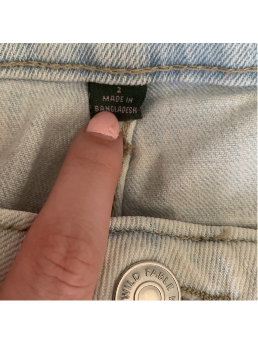 Wild Fable Jeans Size 2 - Picture 5 of 6